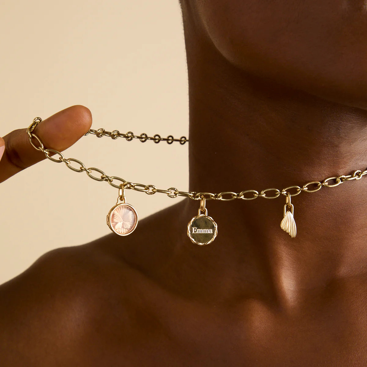 Coin Clip Charm in Gold - Image 4