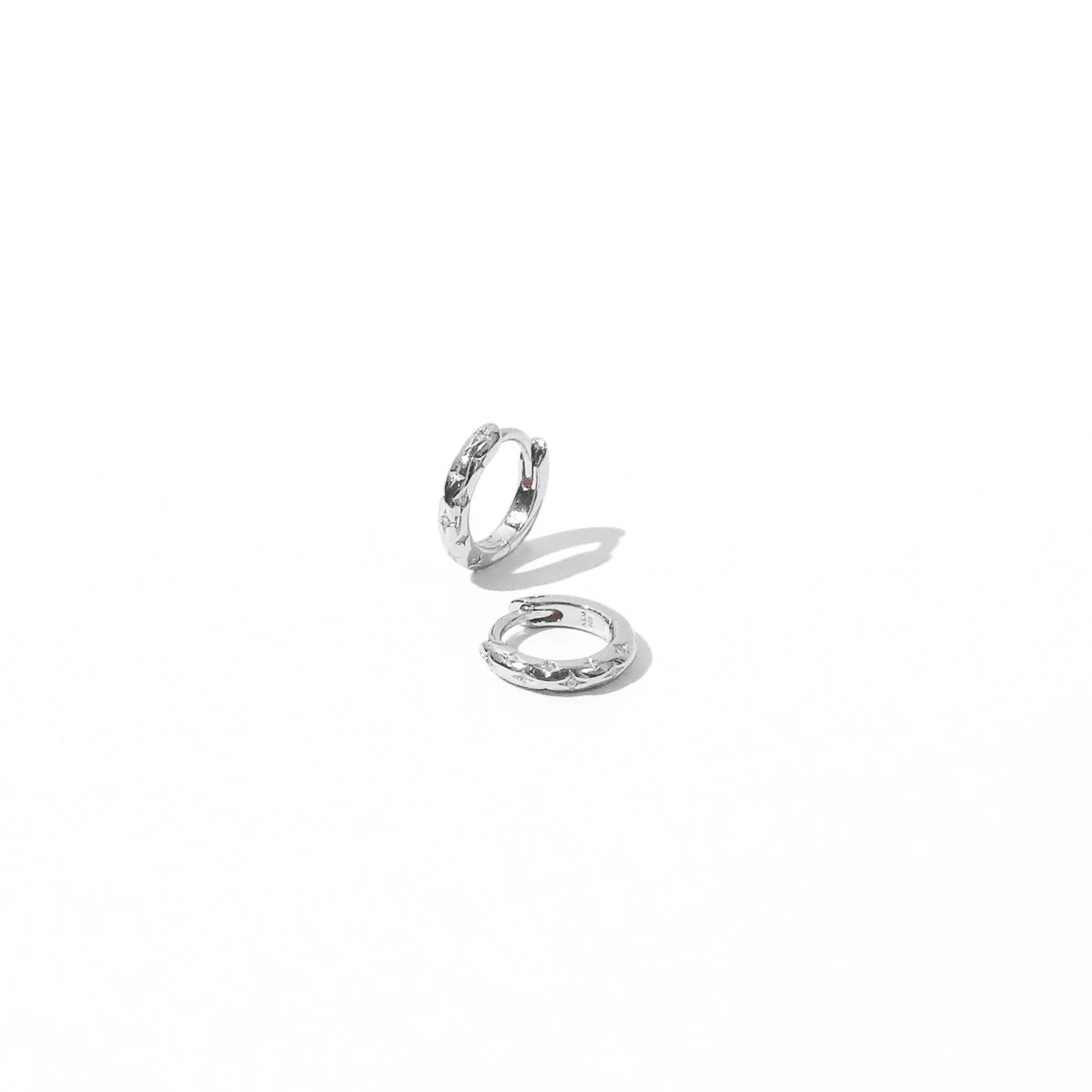 Cosmic Star Huggies in Silver - Image 3