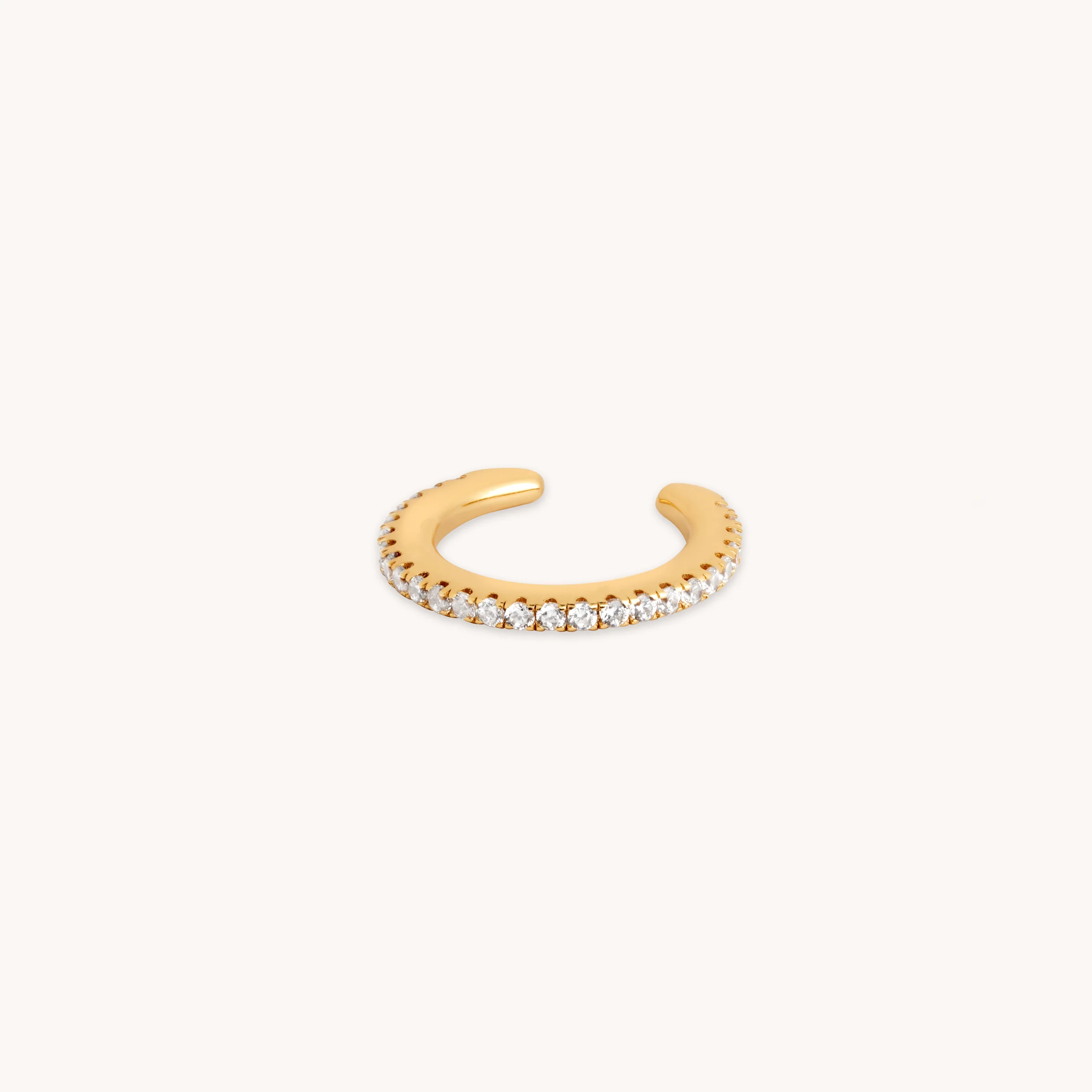 Crystal Ear Cuff in Gold