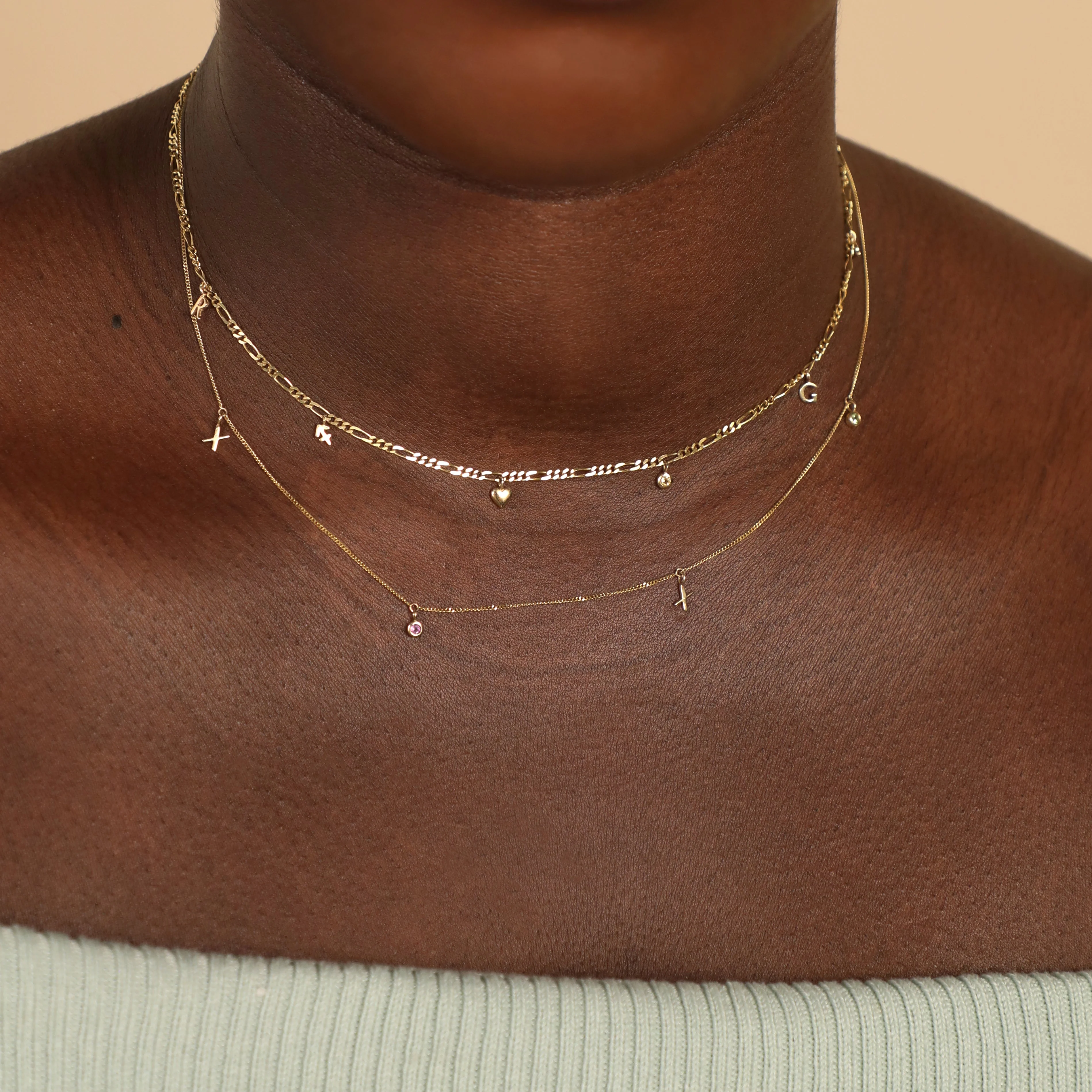 G Initial Charm 9k Gold - Image 3