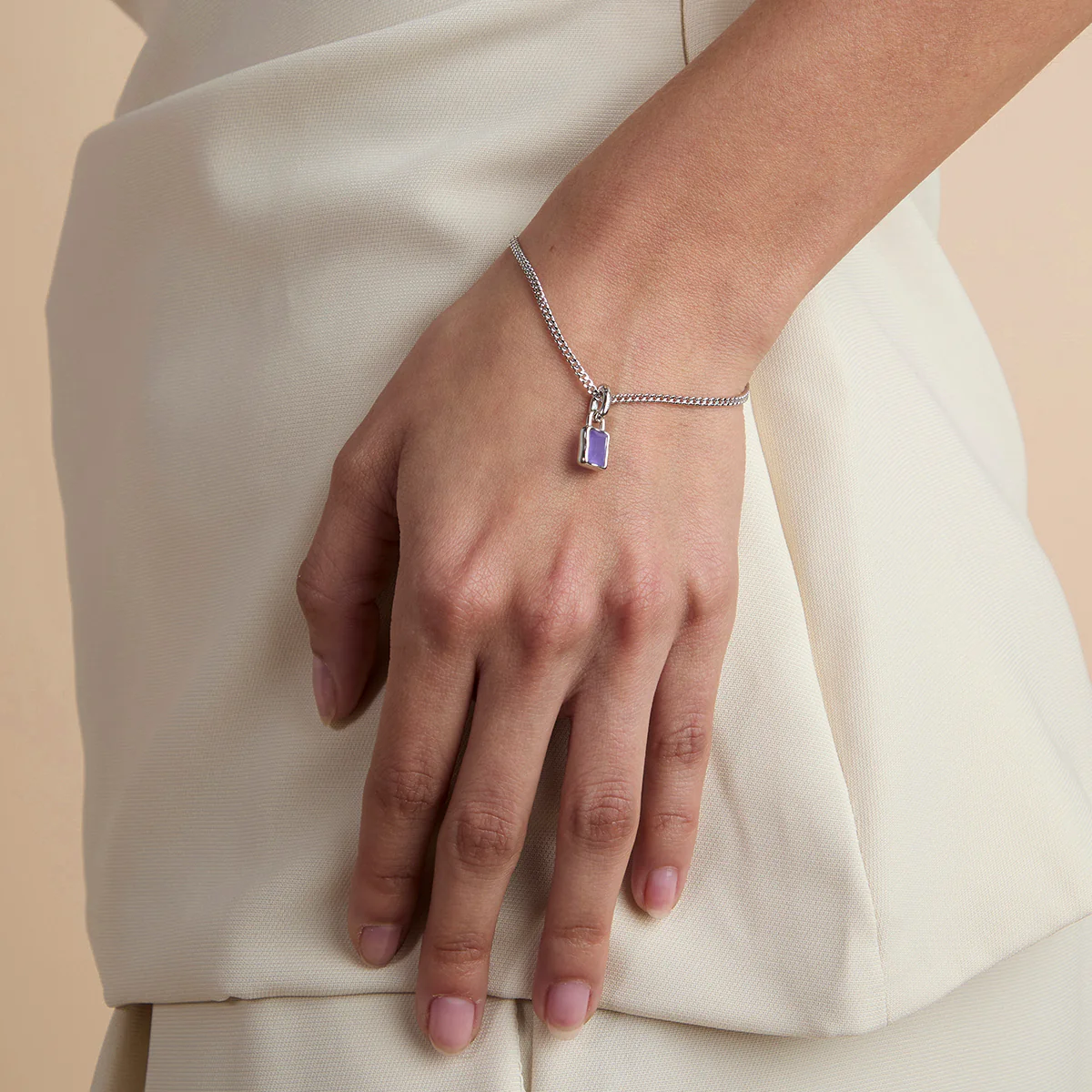 Kawa Stone December Clip Charm in Silver - Image 3