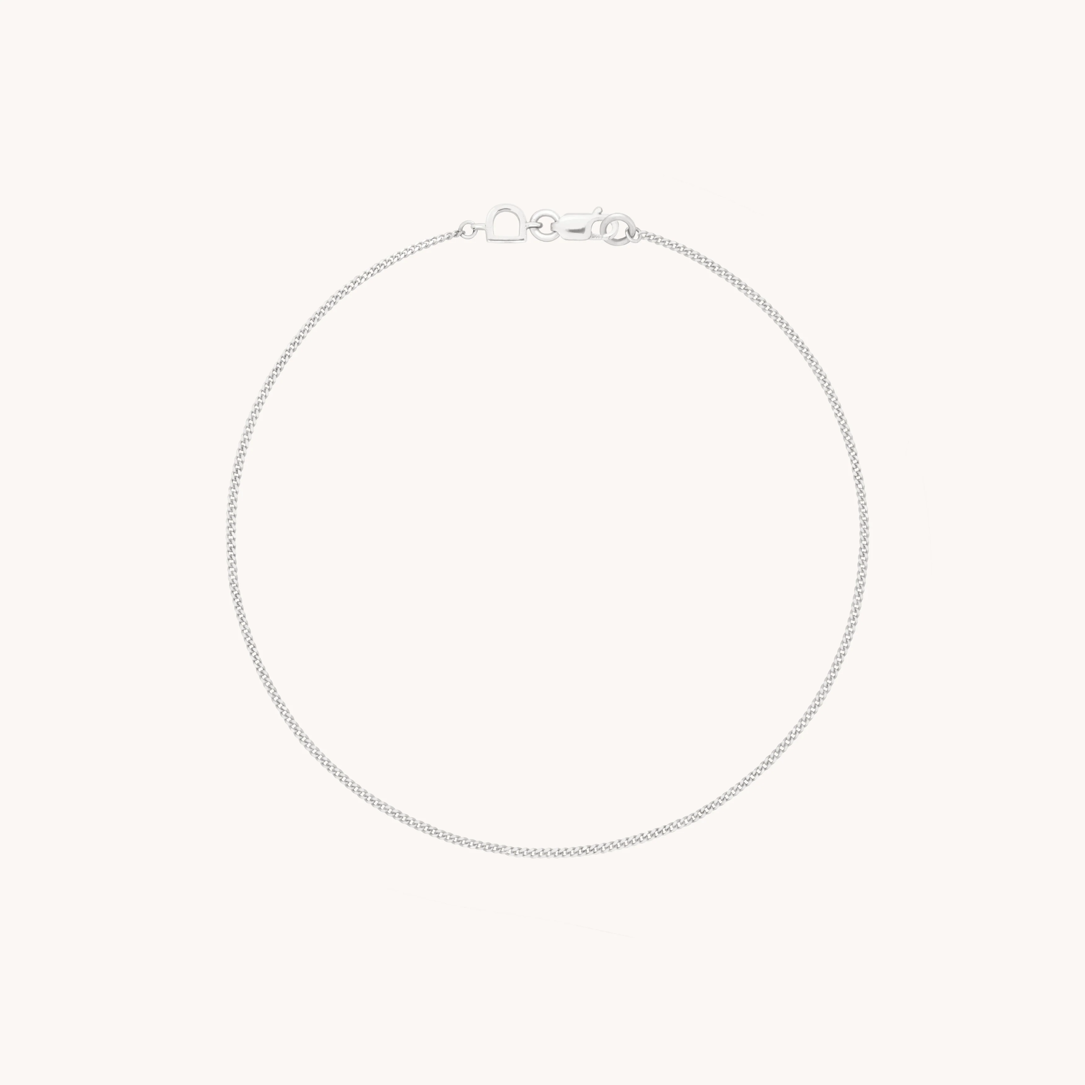 Miyu Story Chain Bracelet in Solid White Gold