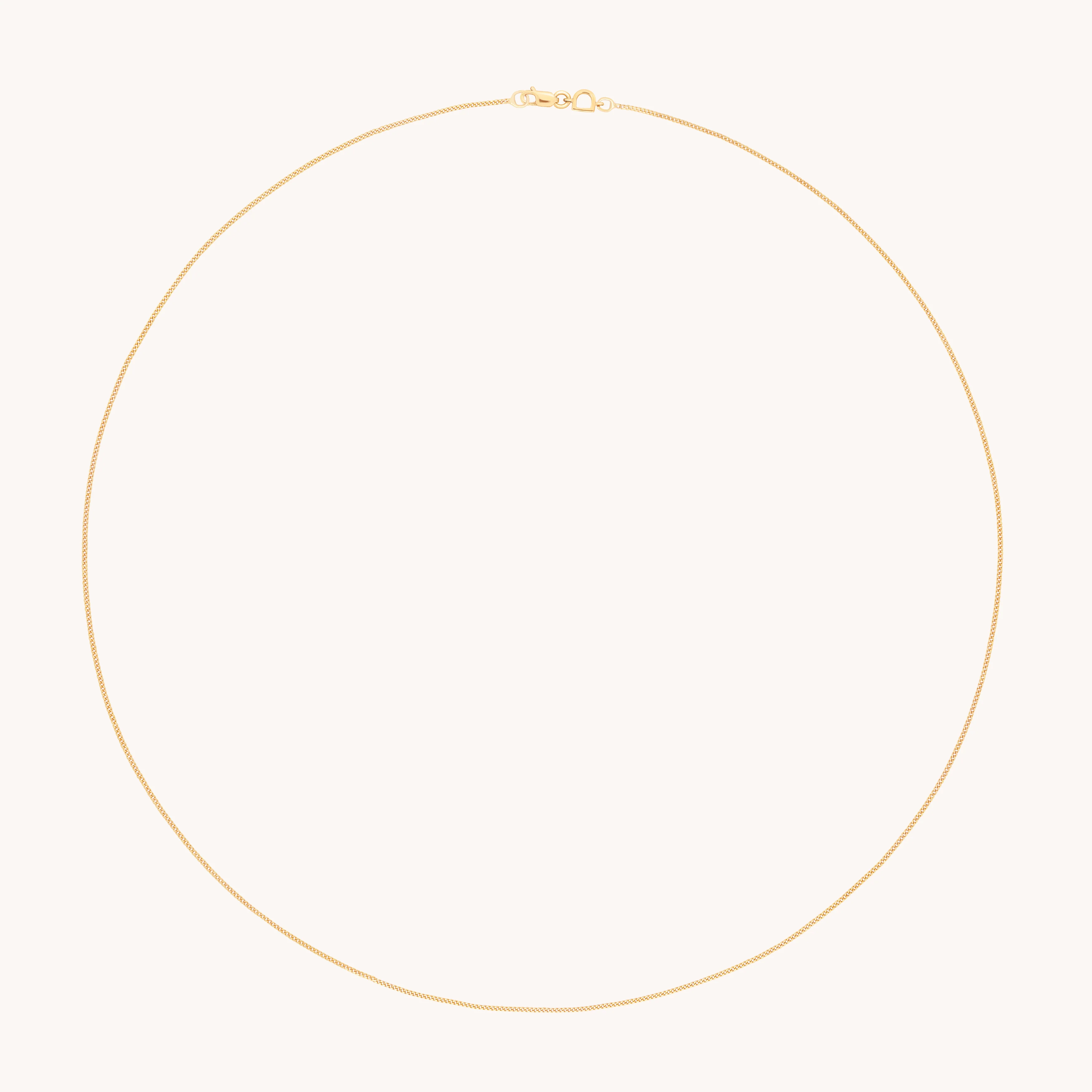 Miyu Story Chain Necklace in Solid Gold