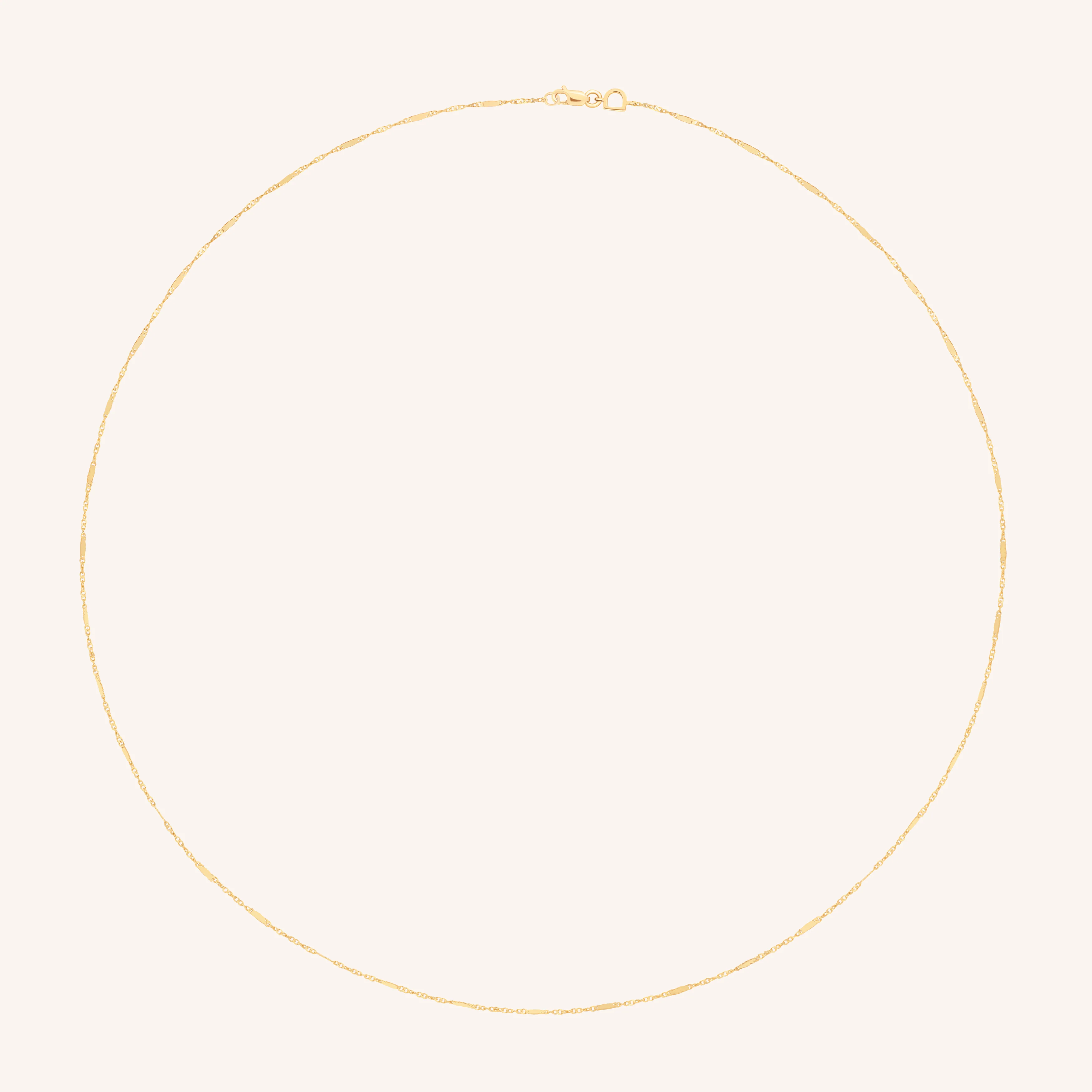 Astrid Chain Necklace in Solid Gold